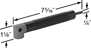 Image of Product. Front orientation. Contains Annotated. Drill Head Adapters. Tight-Clearance Right-Angle Drill Head Adapters.