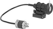 Image of Product. Front orientation. Flashlights. Easy-Hold Abrasive Blaster Safety Switches.