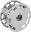 Image of Product. Front orientation. Wire Bristle Blaster Belt Hubs.