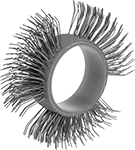 Image of Product. Front orientation. Wire Bristle Blaster Belts.