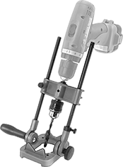 Image of ProductInUse. Drill Not Included. Front orientation. Drill Guides.