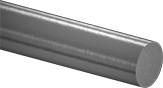 Image of Product. Front orientation. Nickel. Thermally Stable Invar 36 Nickel Alloy Rods.