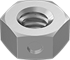 Image of Product. Front orientation. Locknuts. Center-Lock Distorted-Thread Locknuts.