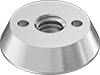 Image of Product. Front orientation. Tamper-Resistant Nuts. Drilled-Spanner-Drive Tamper-Resistant Nuts.