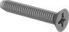 Steel Phillips Flat Head Thread-Cutting Screws