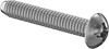 Steel Phillips Rounded Head Thread-Cutting Screws