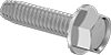 Steel Serrated Flanged Hex Head Thread-Cutting Screws