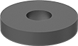 Image of Product. Front orientation. Cushioning Washers. Abrasion-Resistant Cushioning Washers.