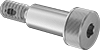 Thread-Locking Stainless Steel Hex-Drive Shoulder Screws