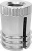 Strong-Grip Screw-to-Expand Press-In Threaded Inserts for Plastic