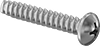 Steel Phillips Rounded Head Thread-Forming Screws for Plastic