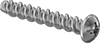 Steel Phillips Rounded Head Thread-Forming Screws for Brittle Plastic