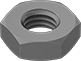 Image of Product. Front orientation. Hex Nuts. Thin-Heavy-Profile Hex Nuts.
