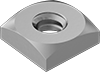 Image of Product. Front orientation. Square Nuts. Brass Square Nuts.