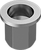 Steel Heavy Duty Twist-Resistant Hex-Shaped Rivet Nuts