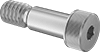 Same-Size Thread Stainless Steel Hex-Drive Shoulder Screws