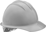 Image of Product. Front orientation. Hard Hats. Heat-Resistant Hard Hats, Cap Brim—Class E.