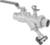 Solder-Connect On/Off Valves with Gauge Port and Strainer
