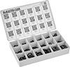 X-Profile Chemical-Resistant Viton® Fluoroelastomer O-Ring Assortments