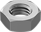 Image of Product. Front orientation. Hex Nuts. Mil. Spec. Thin-Profile Hex Nuts.