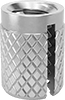 Screw-to-Expand Press-In Threaded Inserts for Plastic