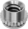 Stainless Steel Narrow Press-Fit Nuts for Sheet Metal