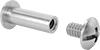 Highly Corrosion-Resistant 316 Stainless Steel Binding Barrels and Screws