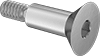 Stainless Steel Flat Head Hex-Drive Shoulder Screws