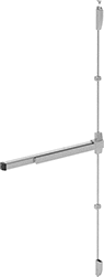 Image of Product. Front orientation. Push Bars. Corrosion-Resistant Fire-Rated Push Bars, For Double Doors.