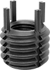 Mil.-Spec. Key-Locking Threaded Inserts For Soft Metal