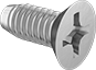 Image of Product. Front orientation. Tapping Screws. Hinge Screws.