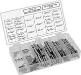 Image of Product. Front orientation. Spring Pins. Coiled Spring Pin Assortments.