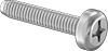 Steel Phillips Rounded Head Thread-Forming Screws for Soft Metal