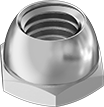 Image of Product. Front orientation. Cap Nuts. Open-End Cap Nuts.