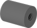 Image of Product. Front orientation. Standoffs. Electrical-Insulating Female Threaded Standoffs, Round.