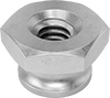 Hex-Head Thumb Nuts