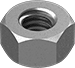 Image of Product. Front orientation. Lead Screws and Nuts. Acme Lead Screws and Nuts, Hex Nuts—Right-Hand Thread.