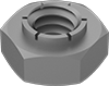 Thin-Profile Flex-Top Locknuts for Heavy Vibration