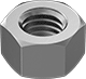 Image of Product. Front orientation. Hex Nuts. Hex Nuts for High-Pressure Applications.