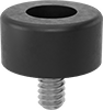 Image of Product. Front orientation. Bumpers. Threaded-Stud Bumpers, Style 2.