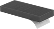 Image of Product. Front orientation. Bumpers. Adhesive-Back Bumpers, Style 6.