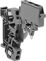 Image of Product. Front orientation. Terminal Blocks. Quick-Connect Modular DIN-Rail Mount Terminal Blocks, Fuse Terminal Blocks with Spring-Clamp Terminals.