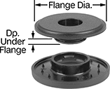 Image of Product. Front orientation. Contains Annotated. Grommets. Snap-In Fabric Grommets.