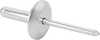 Aluminum Large-Diameter Domed Head Blind Rivets