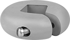 Image of Product. Front orientation. Bumpers. Wraparound Bumpers, Screw Closure, For Square Shape.