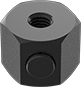 Image of Product. Front orientation. Push-Button Nuts. Hex Easy-Adjust Push-Button Nuts.