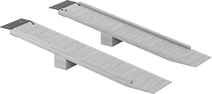 Image of Product. Front orientation. Ramps. Shock-Absorbing Wood Pallets.