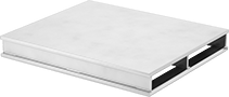Image of Product. Front orientation. Pallets. Aluminum Pallets, Solid Surface.