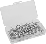 Image of Product. Front orientation. Cotter Pins. Hairpin Cotter Pin Assortments.