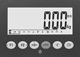 Image of Product. Digital Display. Back orientation. ZoomedIn view. Scales. Weighing and Counting Foot-Adjust Mobile Lift Table Scales.
